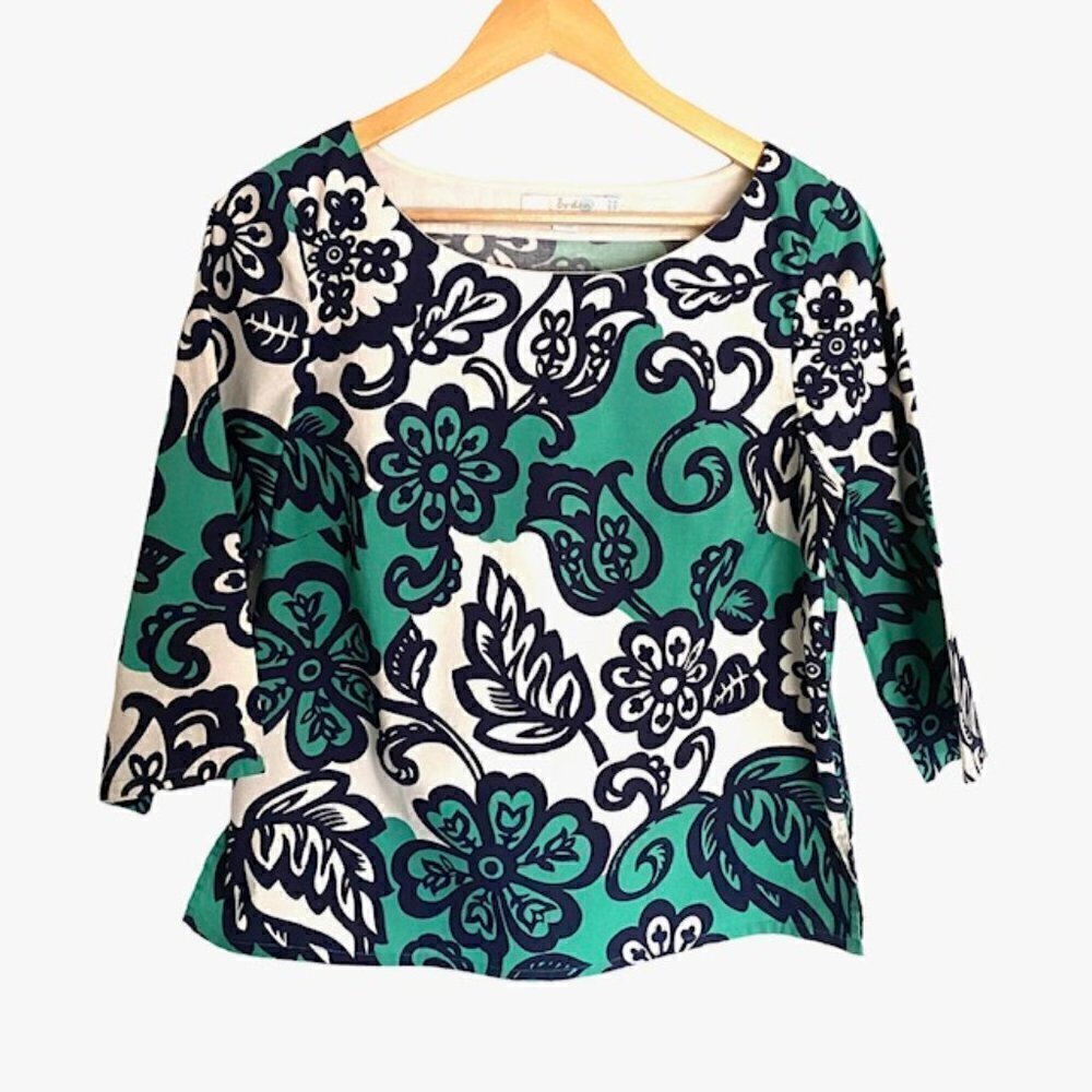 Boden Ursula Floral Print Top 8